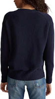 Purchase (W) Polo Ralph Lauren FW23 海軍藍V領刺繡馬標開襟毛衣 WMPOSWEN6810339-B82