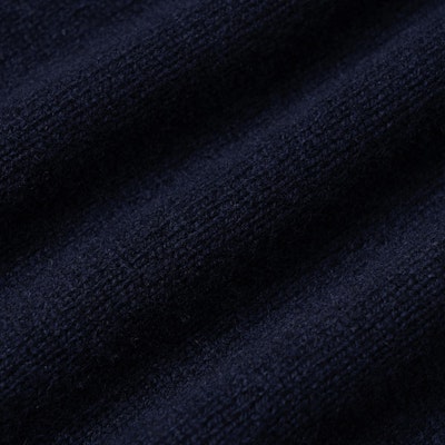 (W) ポロラルフローレン FW23 ネイビーブルー Vネック ポニーロゴ刺繍 カーディガン セーター WMPOSWEN6810339-B82 1