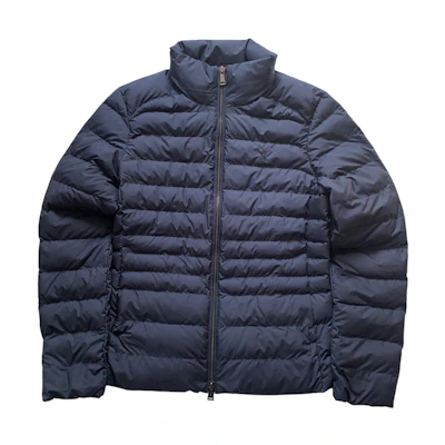 (Women) Polo Ralph Lauren FW23 Navy Solid Zip-Up Cotton Jacket 211854267-003