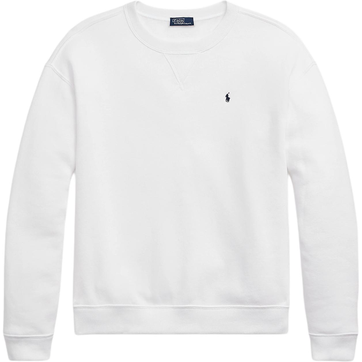 (Women) Polo Ralph Lauren FW23  Oversized White Crewneck Sweatshirt with Logo. 211841662-001 圖 2