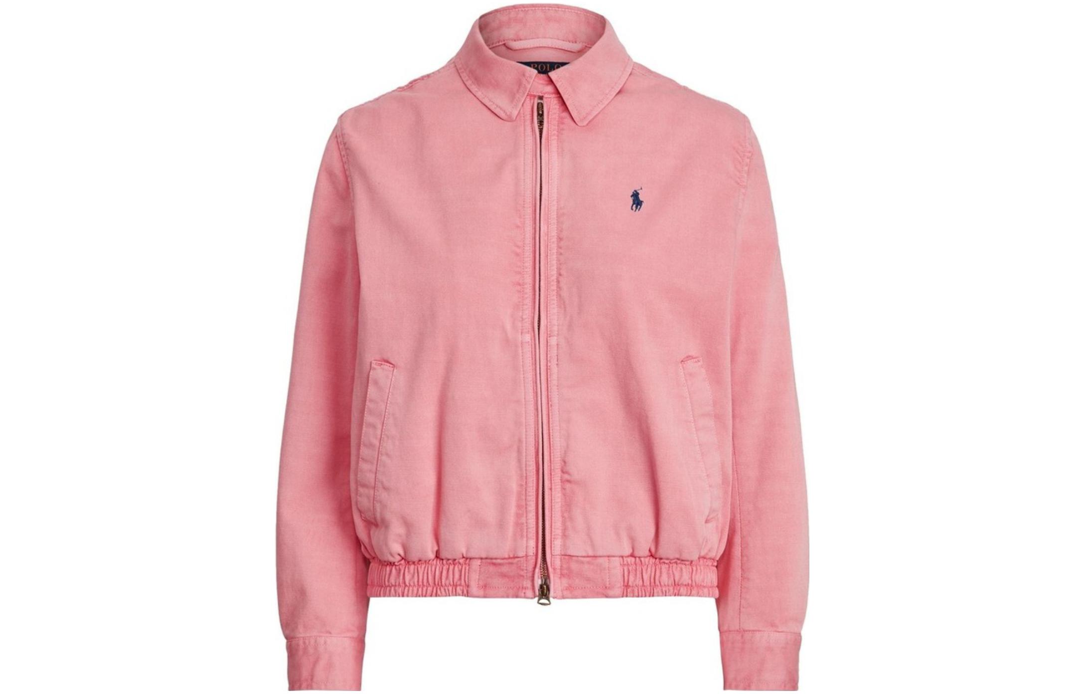 (Women) Polo Ralph Lauren FW23  Pink Zip-Up Long-Sleeve Jacket. 211794216-012