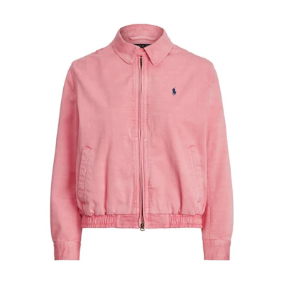 (Women) Polo Ralph Lauren FW23 Pink Zip-Up Long-Sleeve Jacket. 211794216-012