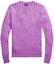 Buy (W) Polo Ralph Lauren FW23 經典標誌圓領針織毛衣 粉紫色 211570012-138PINK