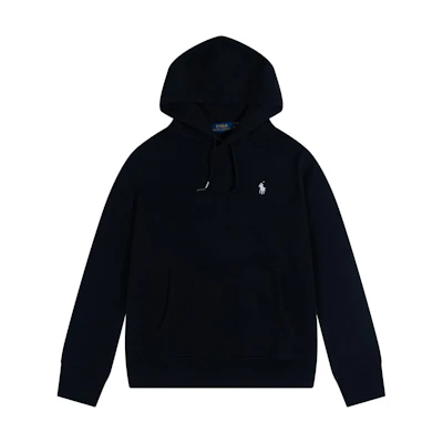 (Women) Polo Ralph Lauren FW23 Embroidered Pony Logo Hoodie Black 211817657-005