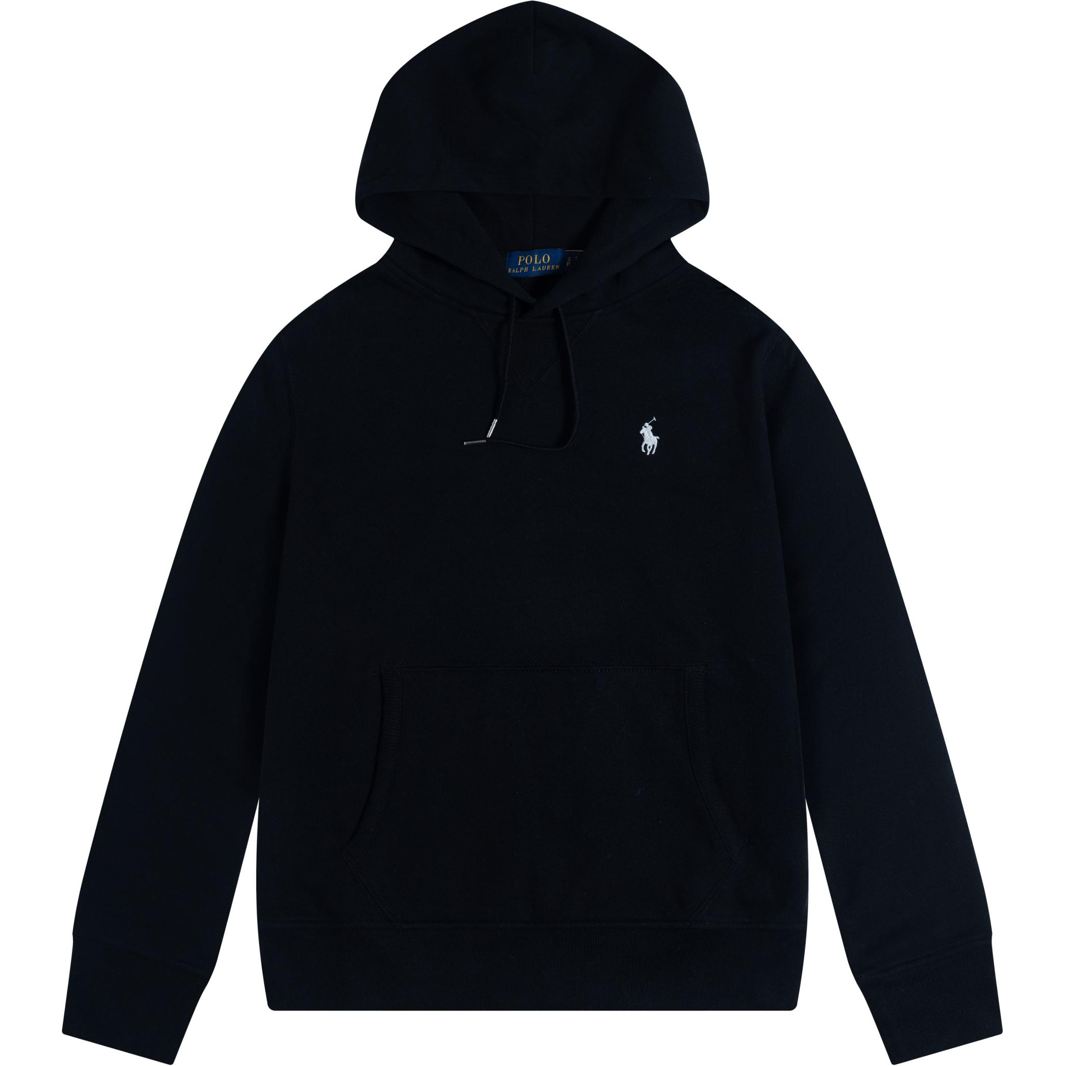 Order (W) Polo Ralph Lauren 2023秋冬刺绣小马标志连帽衫 黑色 211817657-005