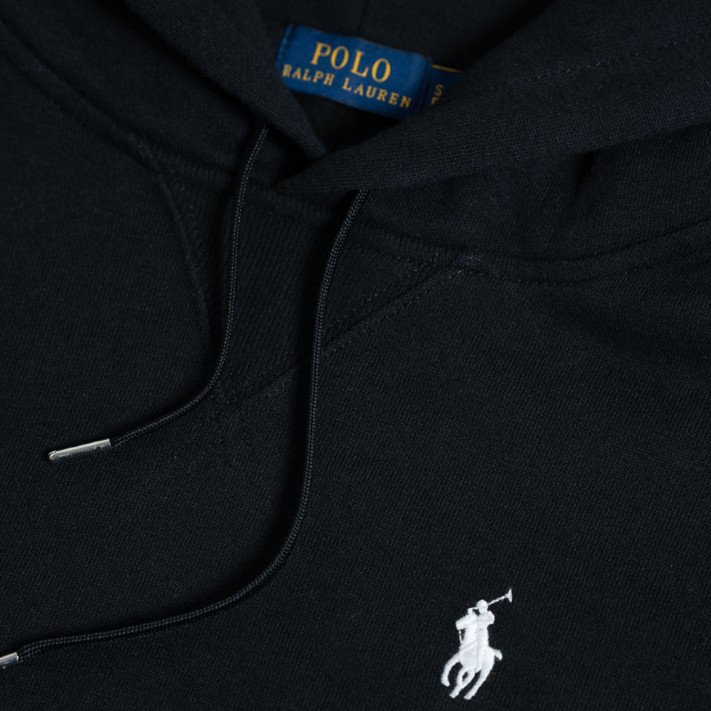 Shop (W) Polo Ralph Lauren 2023秋冬刺绣小马标志连帽衫 黑色 211817657-005
