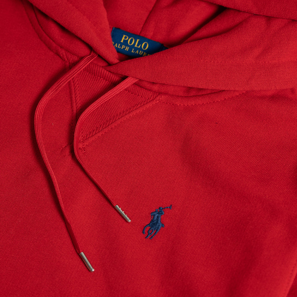 Cheap (W) Polo Ralph Lauren 2023秋冬红色连帽衫刺绣马标款 211817657-006