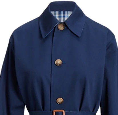 (W) ポロラルフローレン FW23 リバーシブル ミディアムコットンコート ブルー WMPOOTWN2820224-999 Sizing (W) ポロラルフローレン FW23 リバーシブル ミディアムコットンコート ブルー WMPOOTWN2820224-999