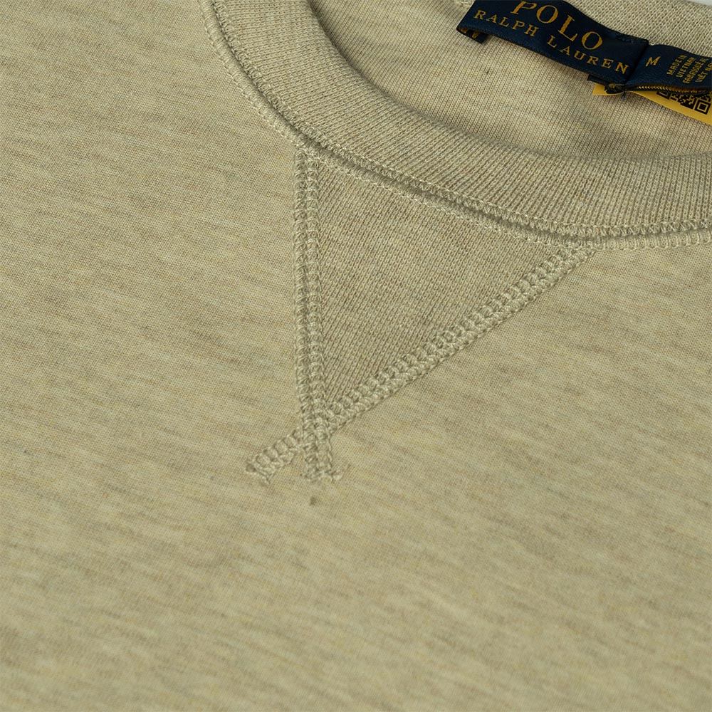 (Women) Polo Ralph Lauren FW23 Solid Crewneck Pullover Sweatshirt Khaki 211782357-015 圖 4