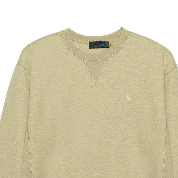 (Women) Polo Ralph Lauren FW23 Solid Crewneck Pullover Sweatshirt Khaki 211782357-015 圖 8