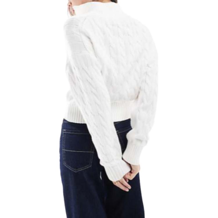 Purchase (Women) Polo Ralph Lauren FW24  Beige Pullover Sweater with Embroidered Logo. 211963467001