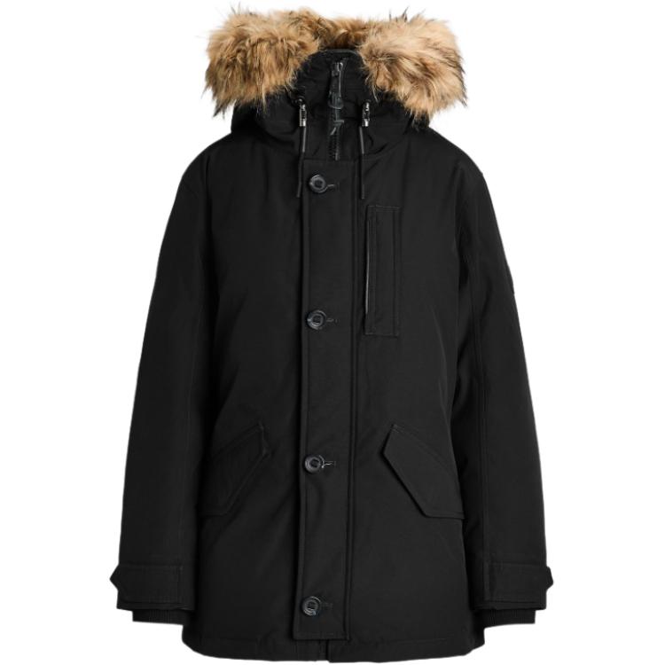 Order (Women) Polo Ralph Lauren FW24  Black Hooded Puffer Jacket with Pony Logo WMPOOTWN2820292-001