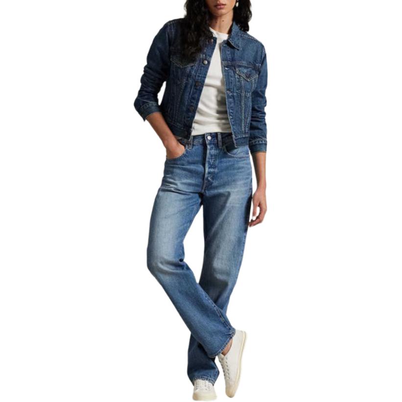 Lookbook (W) Polo Ralph Lauren FW24 經典寬鬆版牛仔卡車外套 藍色 WMPOOTWNDK20026-400