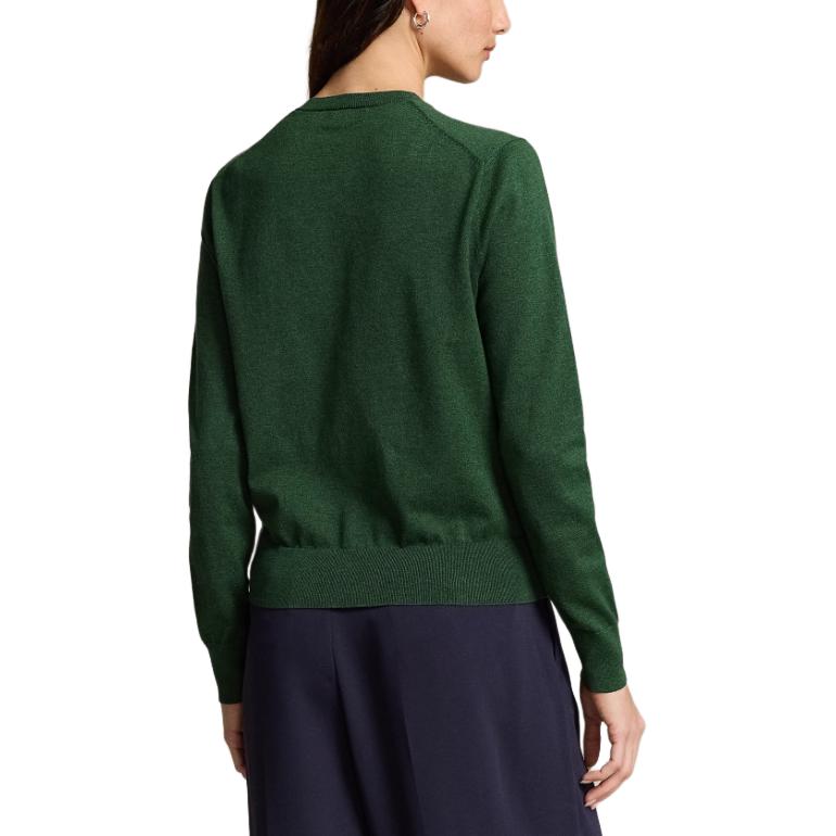 (Women) Polo Ralph Lauren FW24  Green Knit Cardigan with Pony Embroidery. WMPOSWENDW20308-300 圖 5