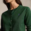 Details for (Women) Polo Ralph Lauren FW24 Green Knit Cardigan with Pony Embroidery. WMPOSWENDW20308-300