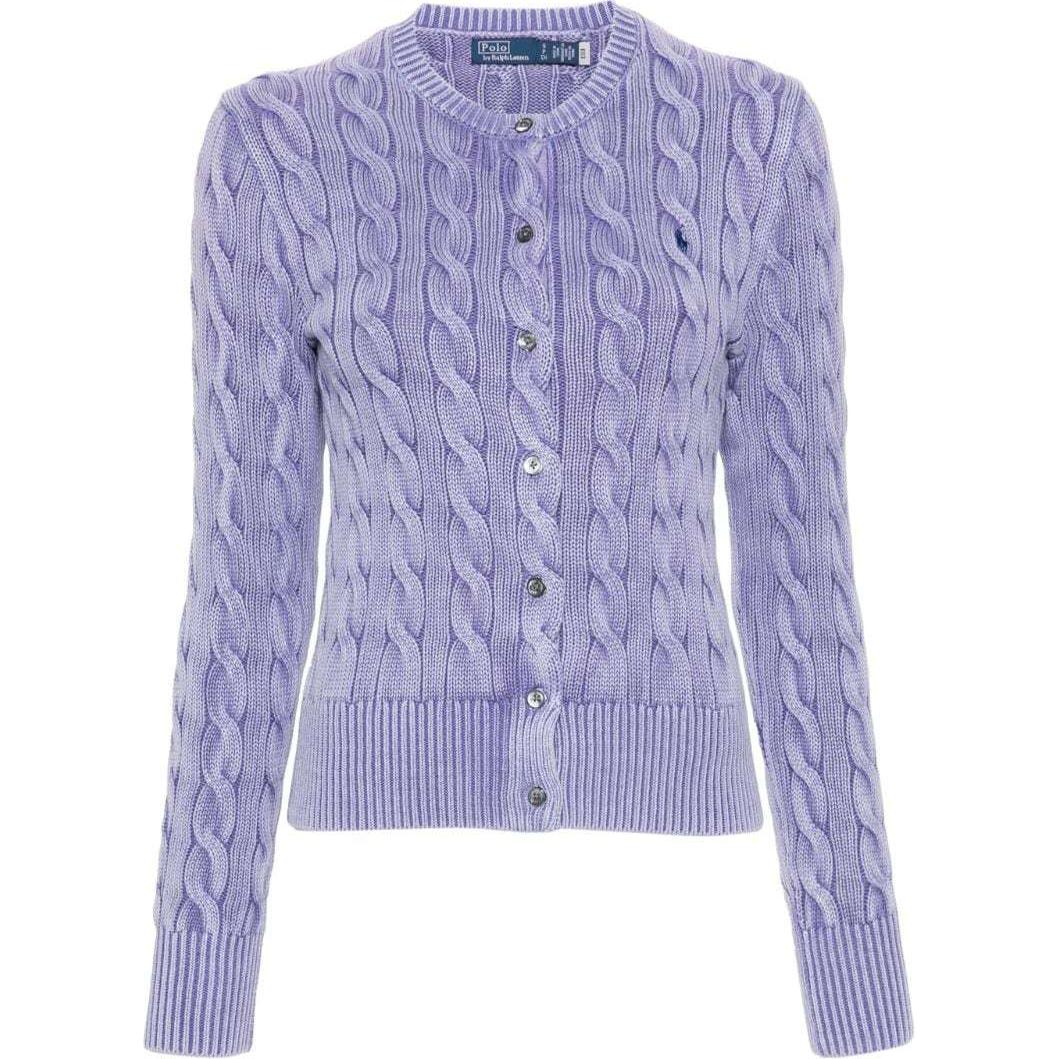 (Women) Polo Ralph Lauren FW24  Lavender Purple Logo Knit Slim Fit Sweater. 211955325-003 圖 2