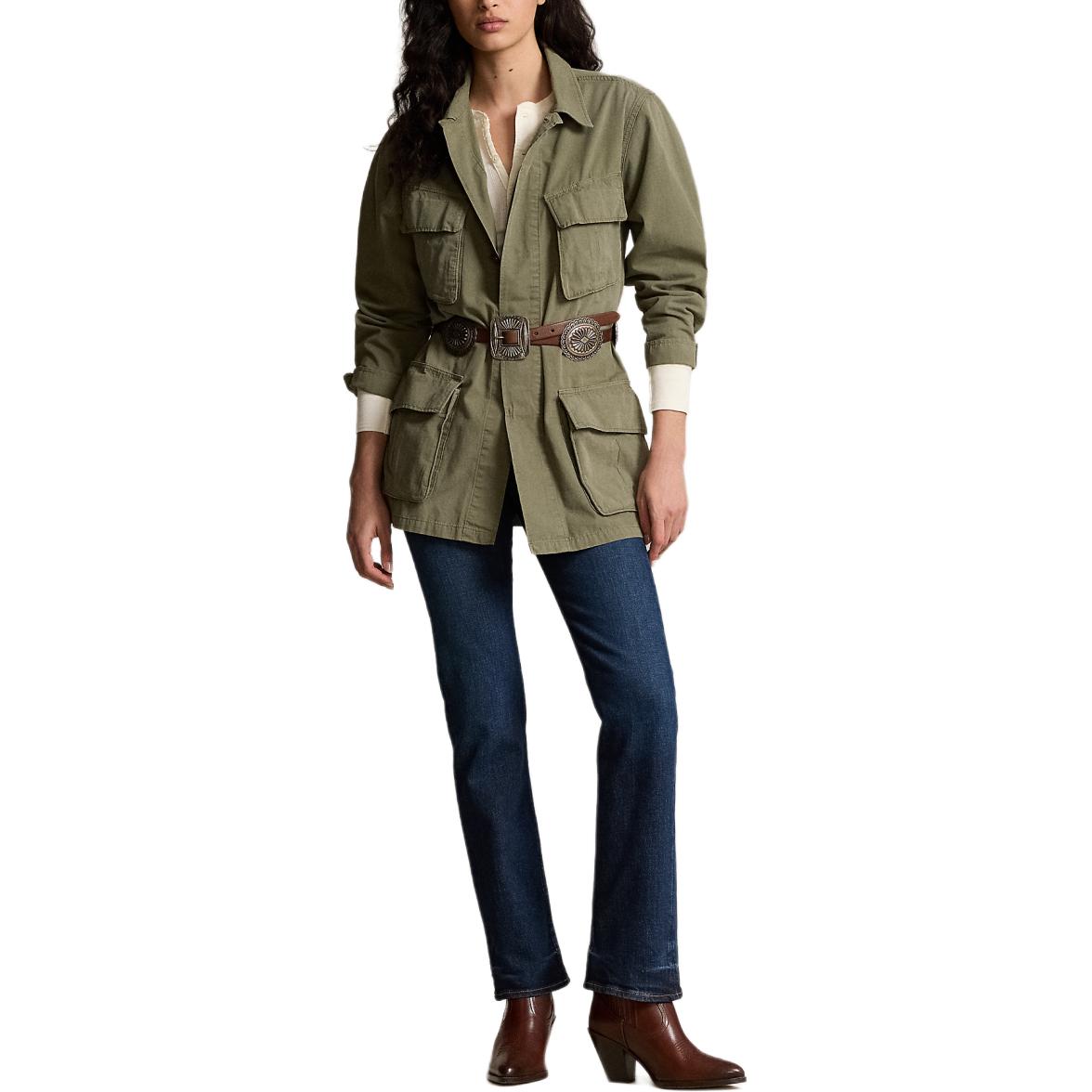 (Women) Polo Ralph Lauren FW24  Solid Loose Fit Collared Jacket. WMPOOTWN6020183-300 圖 3