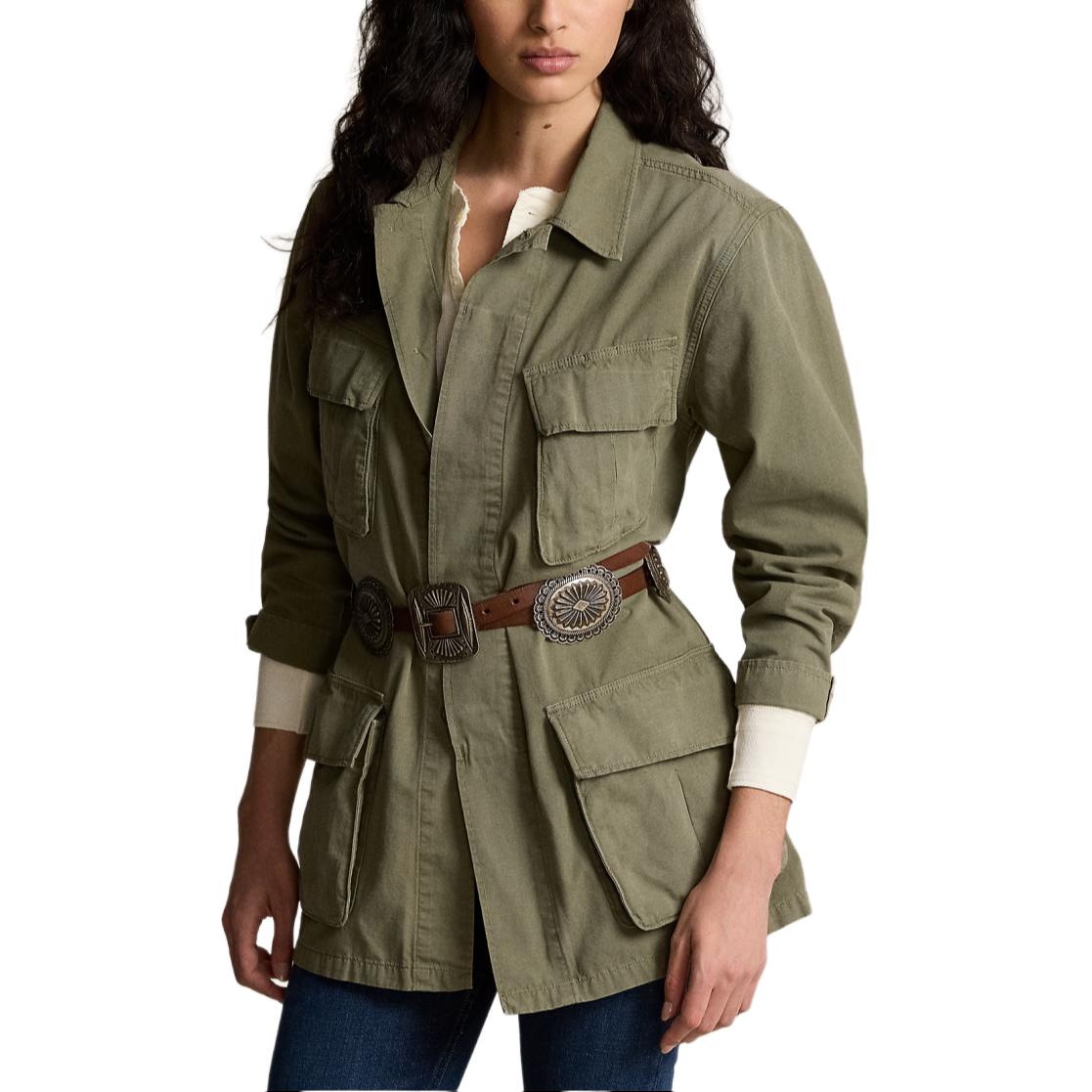(Women) Polo Ralph Lauren FW24  Solid Loose Fit Collared Jacket. WMPOOTWN6020183-300 圖 4