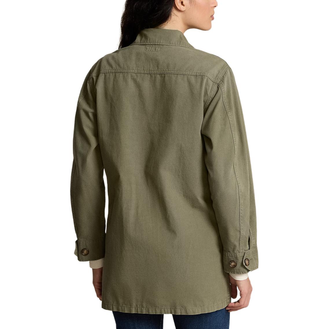 (Women) Polo Ralph Lauren FW24  Solid Loose Fit Collared Jacket. WMPOOTWN6020183-300 圖 5