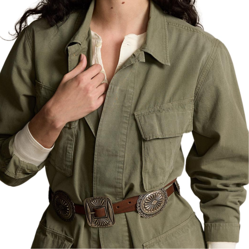 (Women) Polo Ralph Lauren FW24  Solid Loose Fit Collared Jacket. WMPOOTWN6020183-300 圖 6