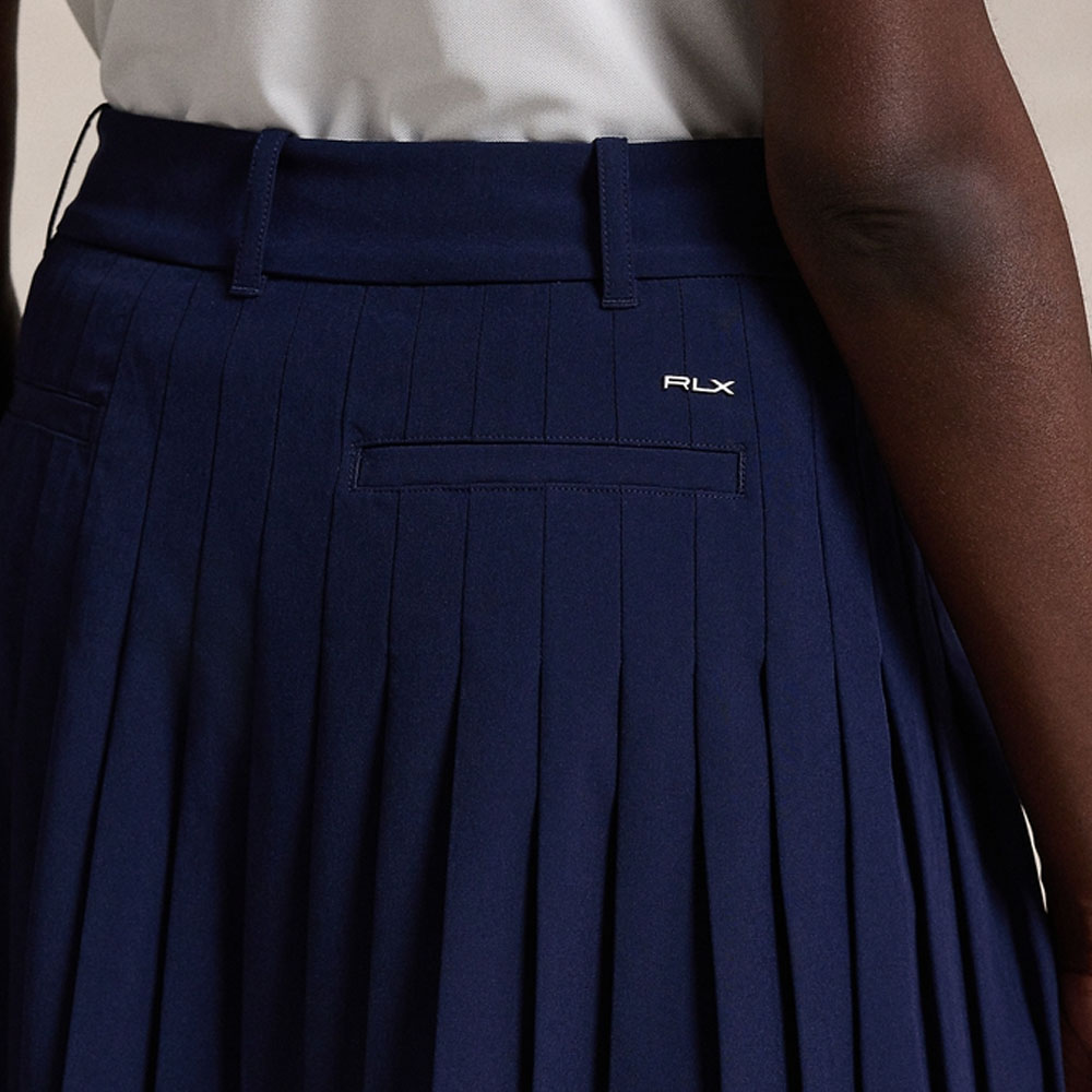 Details for (W) Polo Ralph Lauren FW24 經典百褶A字休閒短褲 深藍色 WMXGSKTNDR20004-410