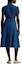 Shop (Women) Polo Ralph Lauren FW24 Washed Midi Single-Breasted Short-Sleeve Dress Women Indigo WMPODRSNFA20745-410