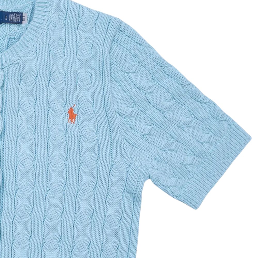 Details for (Women) Polo Ralph Lauren FW25 Petite Pony Embroidered Knit Short Sleeve Top Women. WMPOSWENDW20446-400