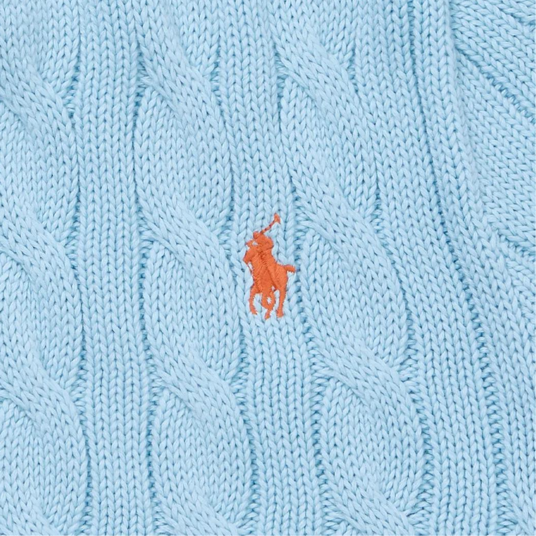 Sizing (Women) Polo Ralph Lauren FW25 Petite Pony Embroidered Knit Short Sleeve Top Women. WMPOSWENDW20446-400