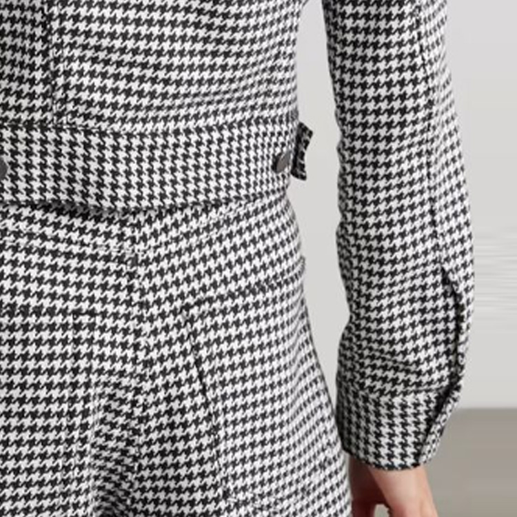 (Women) Polo Ralph Lauren Houndstooth Print Long Sleeve Casual Jacket Black (Women). 211880946-001 圖 6