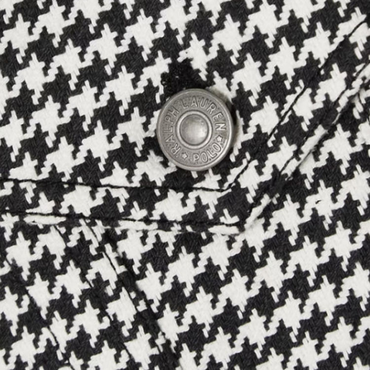 (Women) Polo Ralph Lauren Houndstooth Print Long Sleeve Casual Jacket Black (Women). 211880946-001 圖 7