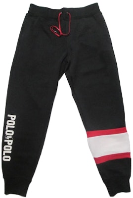 (Women) Polo Ralph Lauren Letter Print Mid-Waist Knit Joggers Black 211888338-002 Order (Women) Polo Ralph Lauren Letter Print Mid-Waist Knit Joggers Black 211888338-002