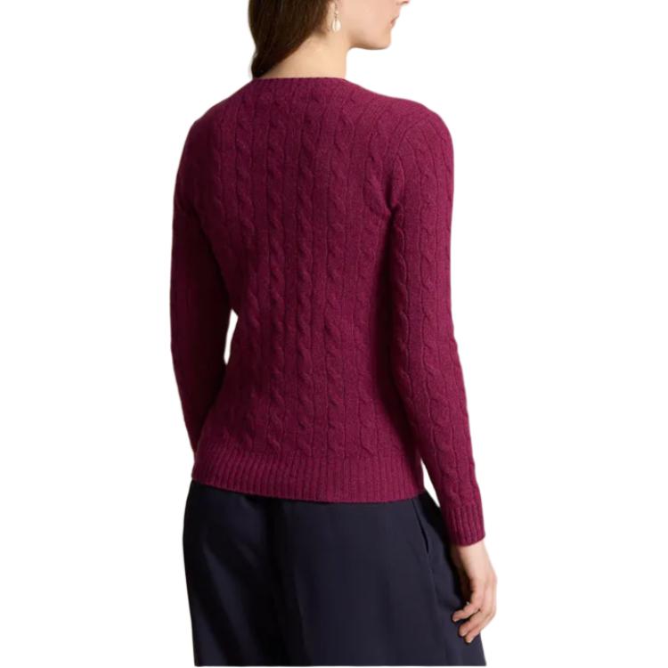 (Women) Polo Ralph Lauren Logo Crewneck Pullover Sweater  Purple. 211910421-019 圖 6