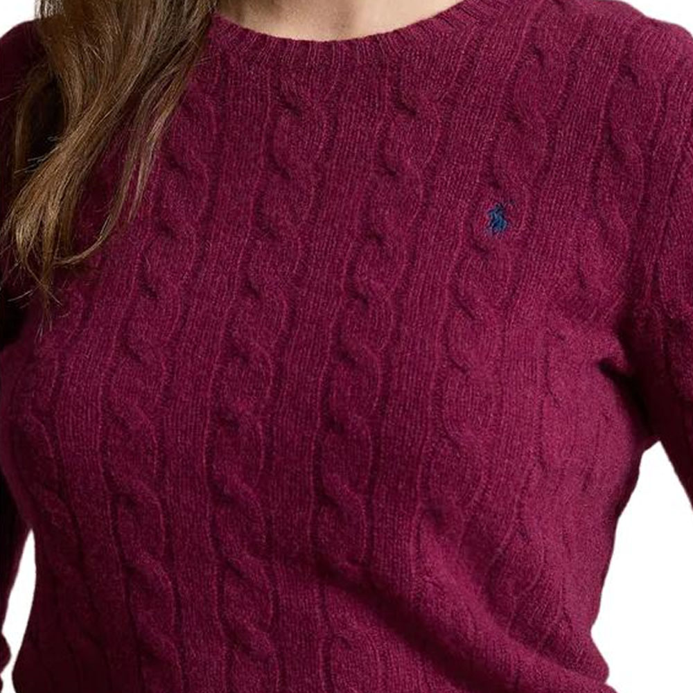 (Women) Polo Ralph Lauren Logo Crewneck Pullover Sweater  Purple. 211910421-019 圖 7