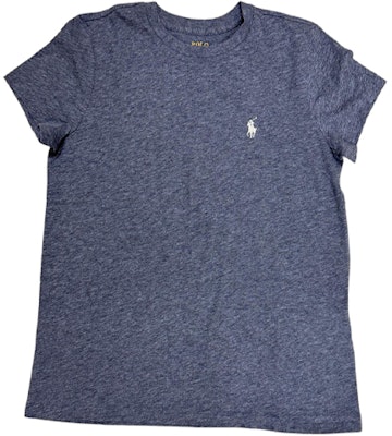 (W) Polo Ralph Lauren 刺繡標誌純色休閒圓領T恤 深灰色 211682521-035 Order (W) Polo Ralph Lauren 刺繡標誌純色休閒圓領T恤 深灰色 211682521-035