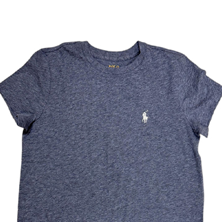 Shop (W) Polo Ralph Lauren 刺繡標誌純色休閒圓領T恤 深灰色 211682521-035