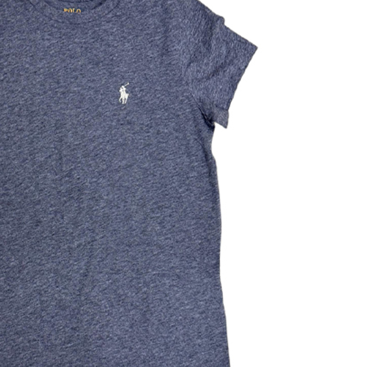 Details for (W) Polo Ralph Lauren 刺繡標誌純色休閒圓領T恤 深灰色 211682521-035