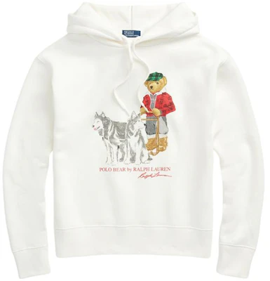 (W) Polo Ralph Lauren 宽松动物印花连帽衫 - 白色 211916108-001 Order (W) Polo Ralph Lauren 宽松动物印花连帽衫 - 白色 211916108-001