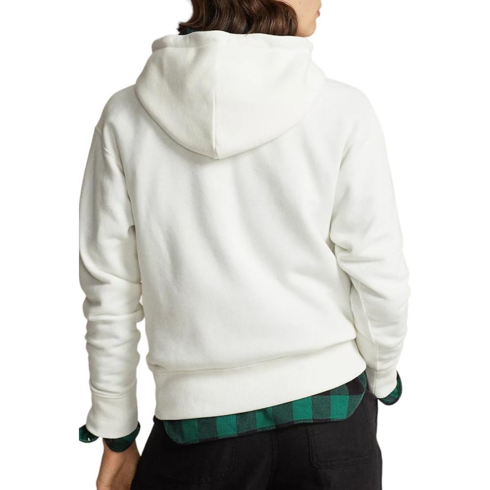 Purchase (W) Polo Ralph Lauren 宽松动物印花连帽衫 - 白色 211916108-001