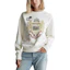 Lookbook (W) Polo Ralph Lauren Oversized Vintage Patch Crewneck Fleece Sweatshirt Beige WMPOKNIN6820120-100