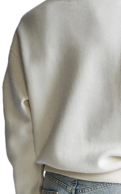 (W) Polo Ralph Lauren Oversized Vintage Patch Crewneck Fleece Sweatshirt Beige WMPOKNIN6820120-100 Sizing (W) Polo Ralph Lauren Oversized Vintage Patch Crewneck Fleece Sweatshirt Beige WMPOKNIN6820120-100