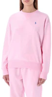 (Women) Polo Ralph Lauren Pink Logo Print Crewneck Long-Sleeve Sweatshirt 211780304-016 (Women) Polo Ralph Lauren Pink Logo Print Crewneck Long-Sleeve Sweatshirt 211780304-016