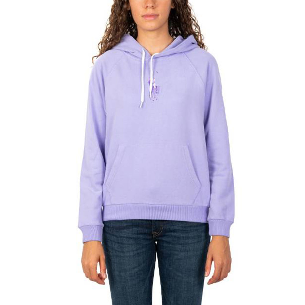 (Women) Polo Ralph Lauren Purple Solid Casual Hoodie Pullover 211838143-004