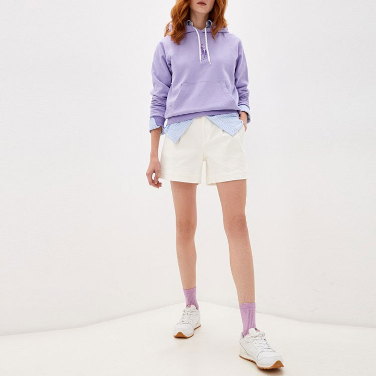 Lookbook (W) Polo Ralph Lauren 紫色纯色休闲连帽衫套头衫 211838143-004