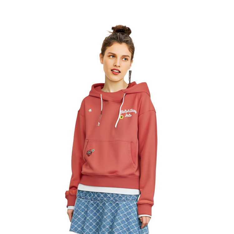 (Women) Polo Ralph Lauren Red Sweatshirt with Solid Letter Print WMPOKNINFB20497-600 圖 4