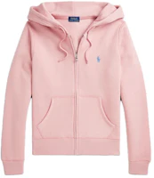 (Women) Polo Ralph Lauren Rose Pink Hoodie with Pony Embroidery 211951453011 (Women) Polo Ralph Lauren Rose Pink Hoodie with Pony Embroidery 211951453011