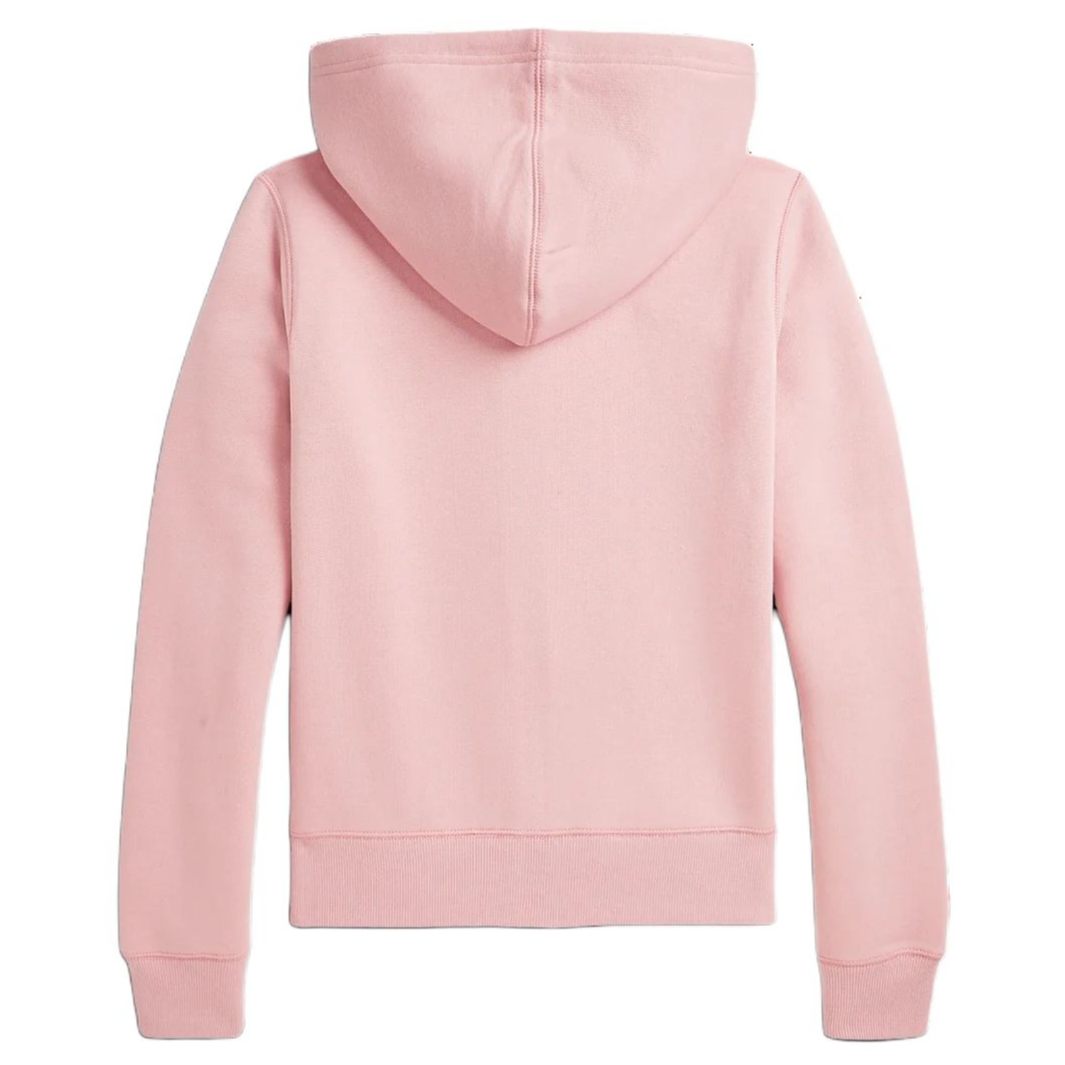 Lookbook (W) Polo Ralph Lauren玫瑰粉色连帽衫，刺绣小马标志 211951453011