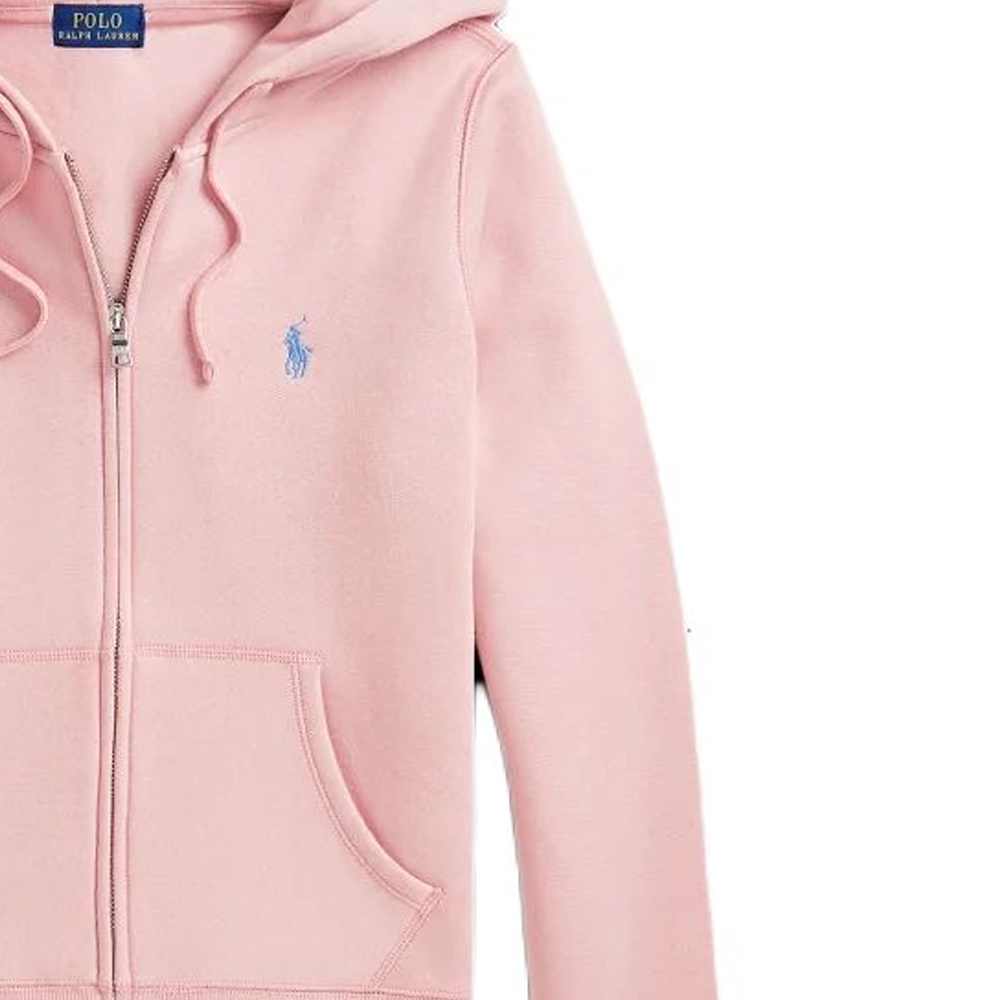 Sizing (W) Polo Ralph Lauren玫瑰粉色连帽衫，刺绣小马标志 211951453011