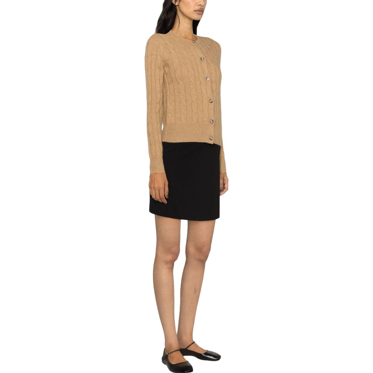 (Women) Polo Ralph Lauren Slim Fit Camel Brown Knit Cardigan Woman Long Sleeve Sweater. 211891617-002 圖 5