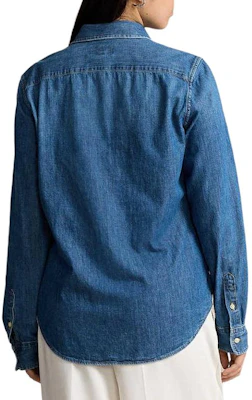 (W) 拉夫劳伦修身款蓝色长袖棉质衬衫 WMPOSHTNDO20812-400 Shop (W) 拉夫劳伦修身款蓝色长袖棉质衬衫 WMPOSHTNDO20812-400