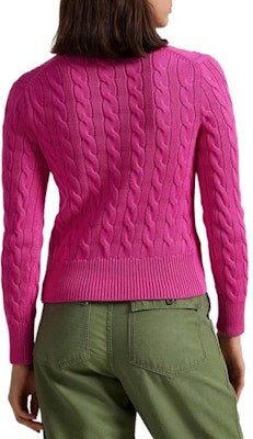 (W) Polo Ralph Lauren 細身合身針織外套長袖 紫色 211891643-019 Lookbook (W) Polo Ralph Lauren 細身合身針織外套長袖 紫色 211891643-019